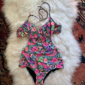 Victoria’s Secret Neon Floral Swimsuit